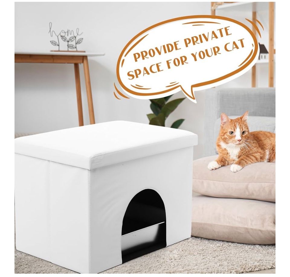 Cat Enclosed Box For Litter Pan (BOX ONLY)