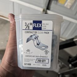 3/8 Flex Contractor Clear Wire Strap