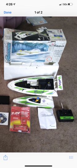 Rc boat. Radio Shack vintage