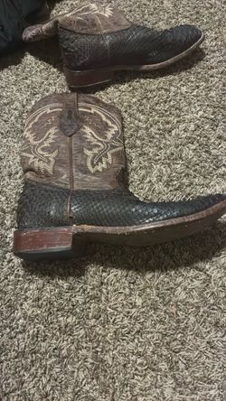 American alligator cowboy boots.