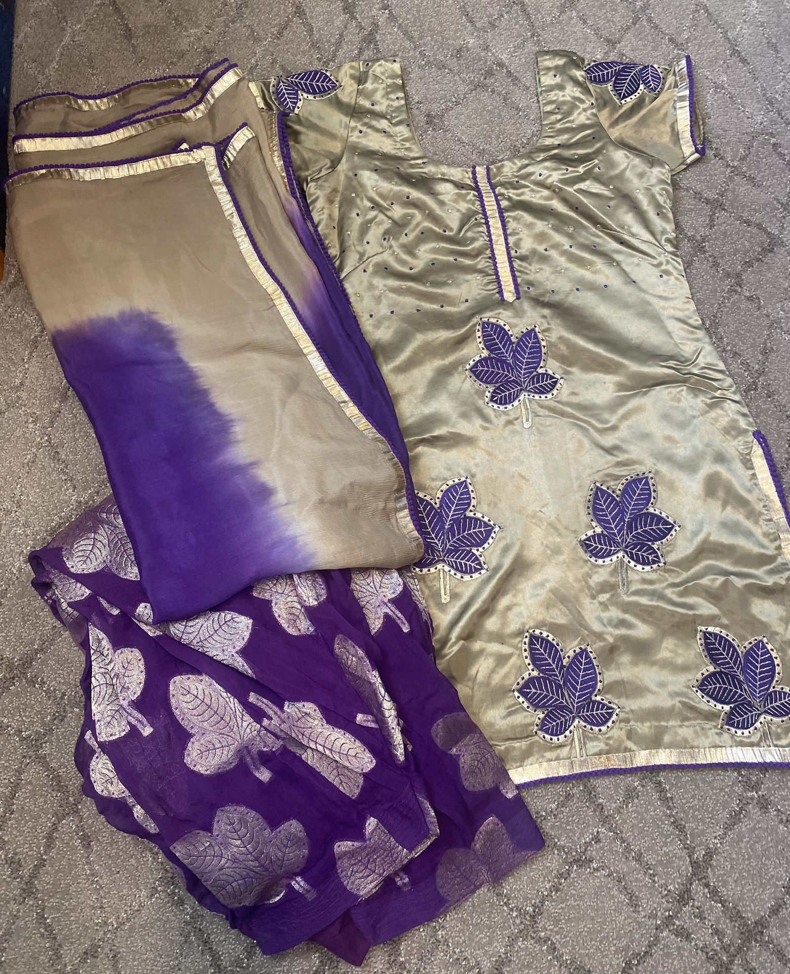 Silk Party Wear Indian Suit