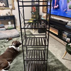 🗄️ Metal Storage Shelf – 55” Tall – $20