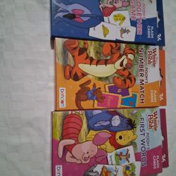 Winnie the Pooh Flash Cards Set Learning Cards Kids Educational Bundle