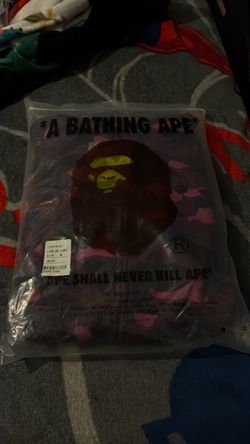 Purple shark bape hoodie.
