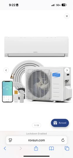 $1800 Rovson Mini Split Include Installation