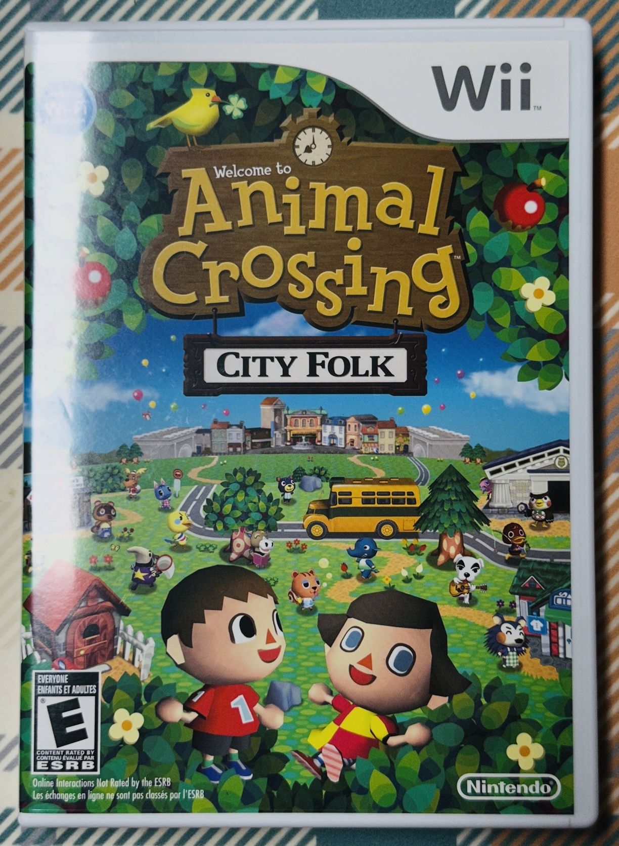 Animal Crossing: City Folk (Nintendo Wii, 2008) Complete CIB Tested/Works!