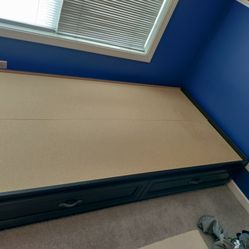 Twin Size Bed Frame With Drawers