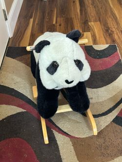 Rocking panda bear for toddlers