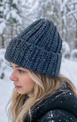 Warm Knitted Handmade Hat