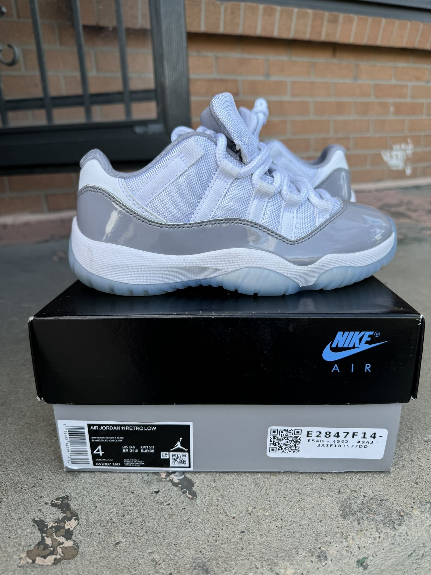 2023 Air Jordan 11 Retro Low GS 'Cement Grey'