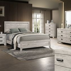💥SUPER DEAL💥7pc Queen/Full Bedroom Set
Take it home with$49down 
Hablamos Español Y Financiamos🙋