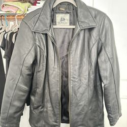 Burks Bay real Leather Jacket