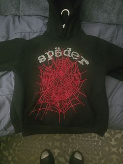 Spider hoodie size M rhine stones