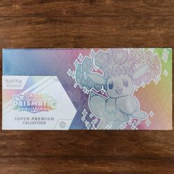 Pokemon Prismatic Evolutions SPC UPC Super Premium Collection Box - SV: Prismatic Evolutions (PRE)