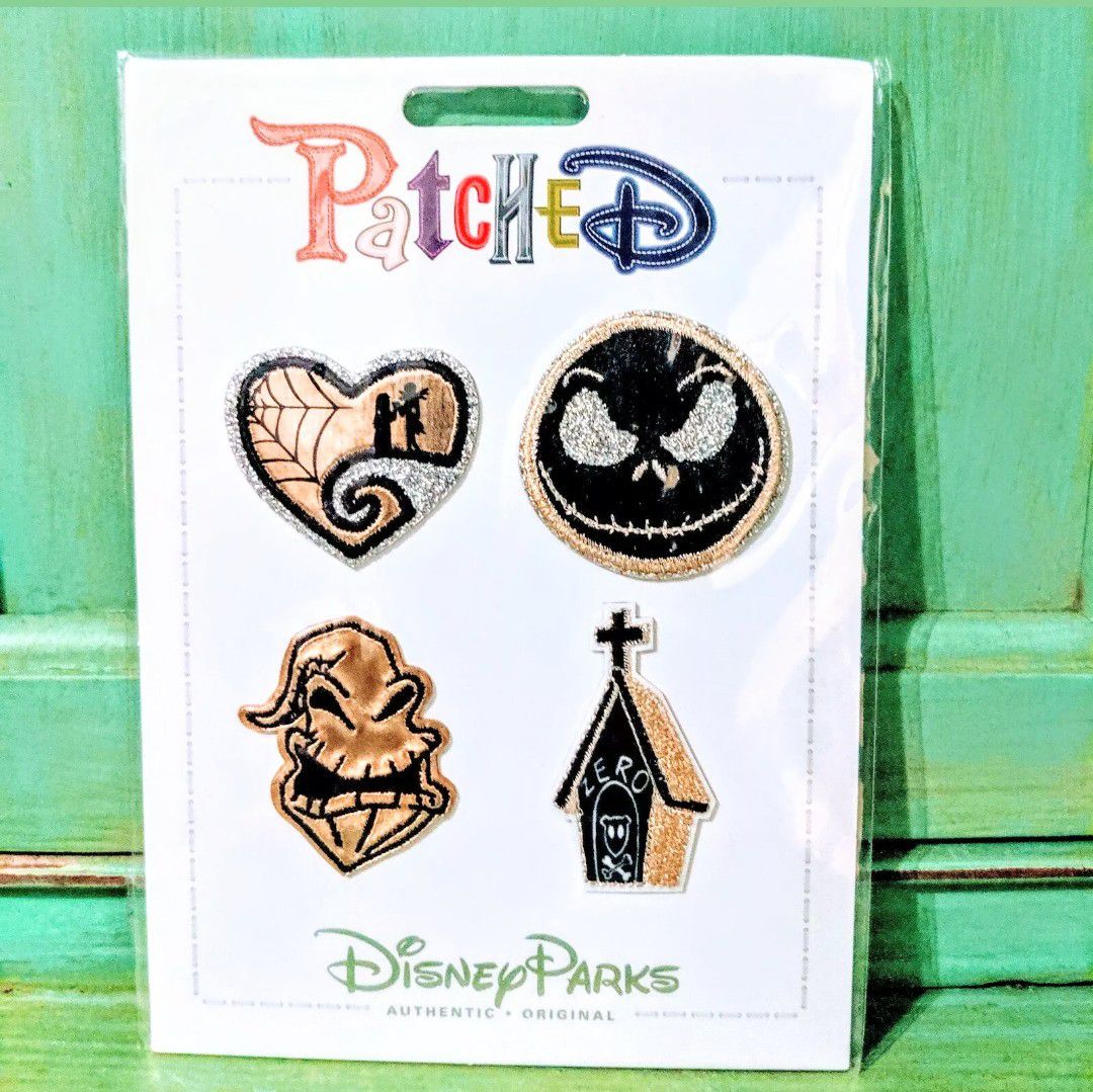 Disney Parks PatcheD Nightmare Before Christmas Patch Set