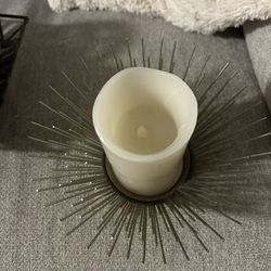 Electric Candle And Holder 