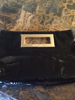 Black clutch leather Aurhtentic