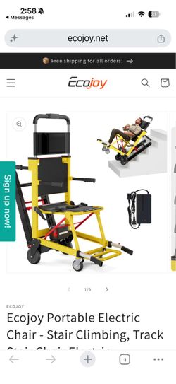 Brand New Ecojoy electric track/stairclimber wheelchair