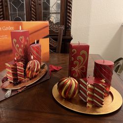 Decorative candle set 