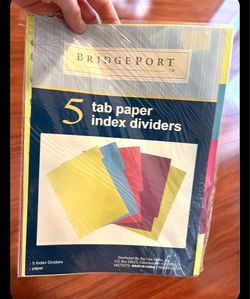 Index dividers tabs-NEW- binder, files, office, supplies, classroom, work, teacher, secretary
