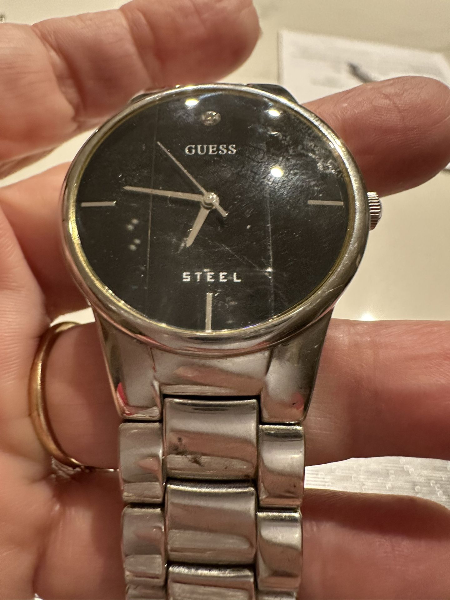 Guess Steel Unisex Watch