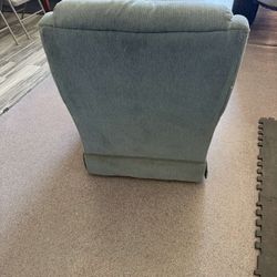 Comfy Blue Rocking Chair