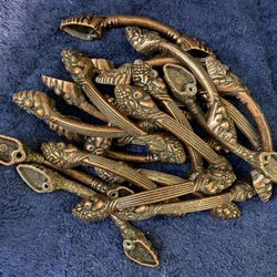22 Copper fruit drawer handles
