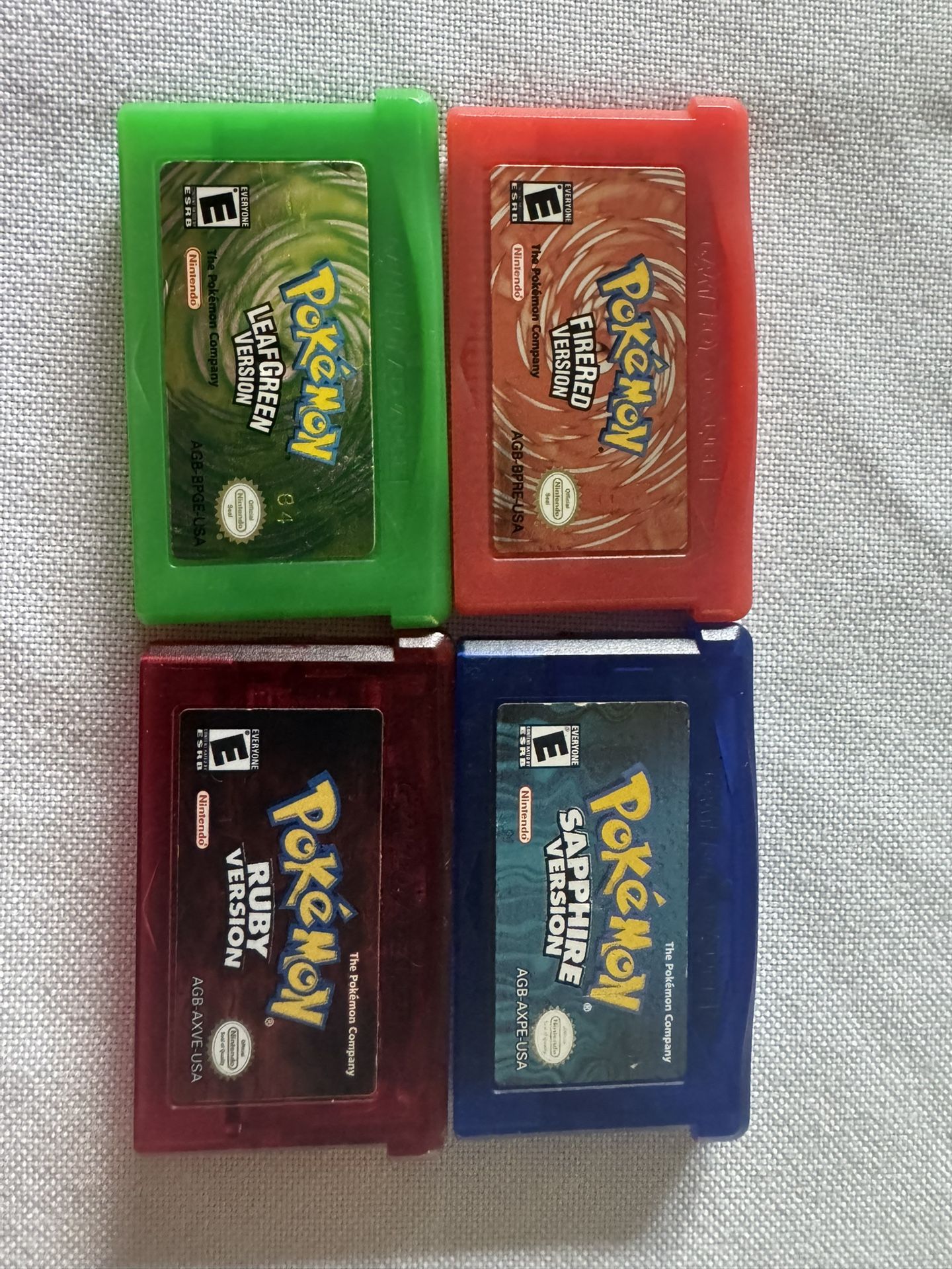 Pokémon Lot Gameboy Advance