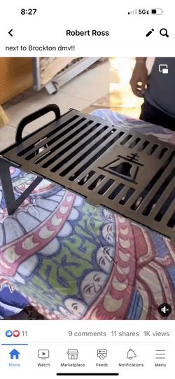 Foldable Fire pit And BBQ Grill Lays Flat