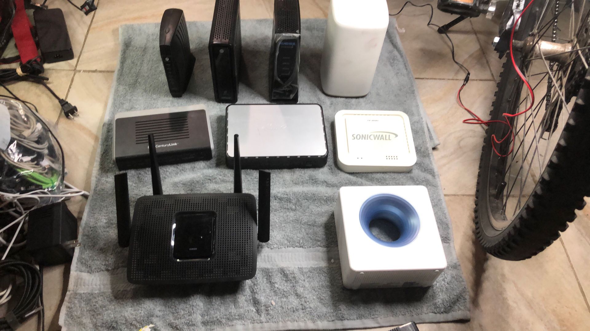 BULK DEAL Miscellaneous Routers And A Couple Modems