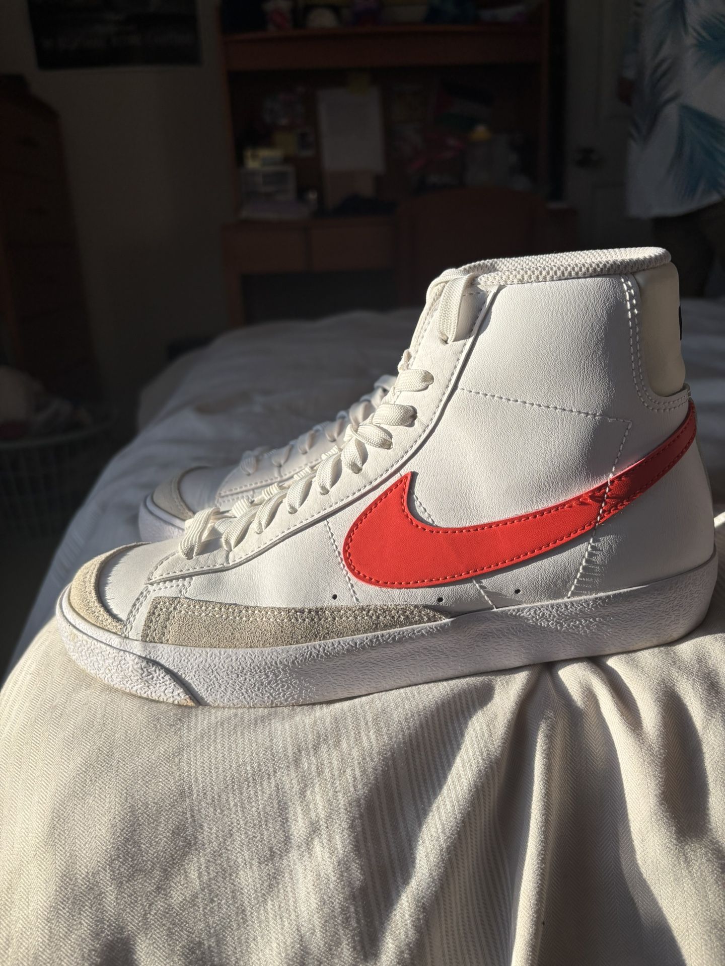 Nike Blazer High Tops (Orange), 6.5 Kids