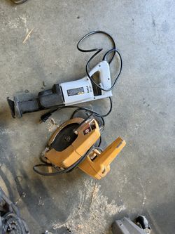 Hacksaw And Circular Saw