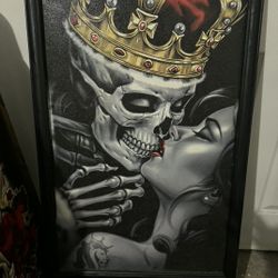 King Skull Painting 