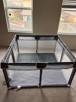 Baby Play Yard Playpen with Mat