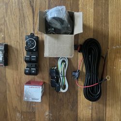 Car Electrical Parts Bundle – Switches, Spark Plugs, Wiring