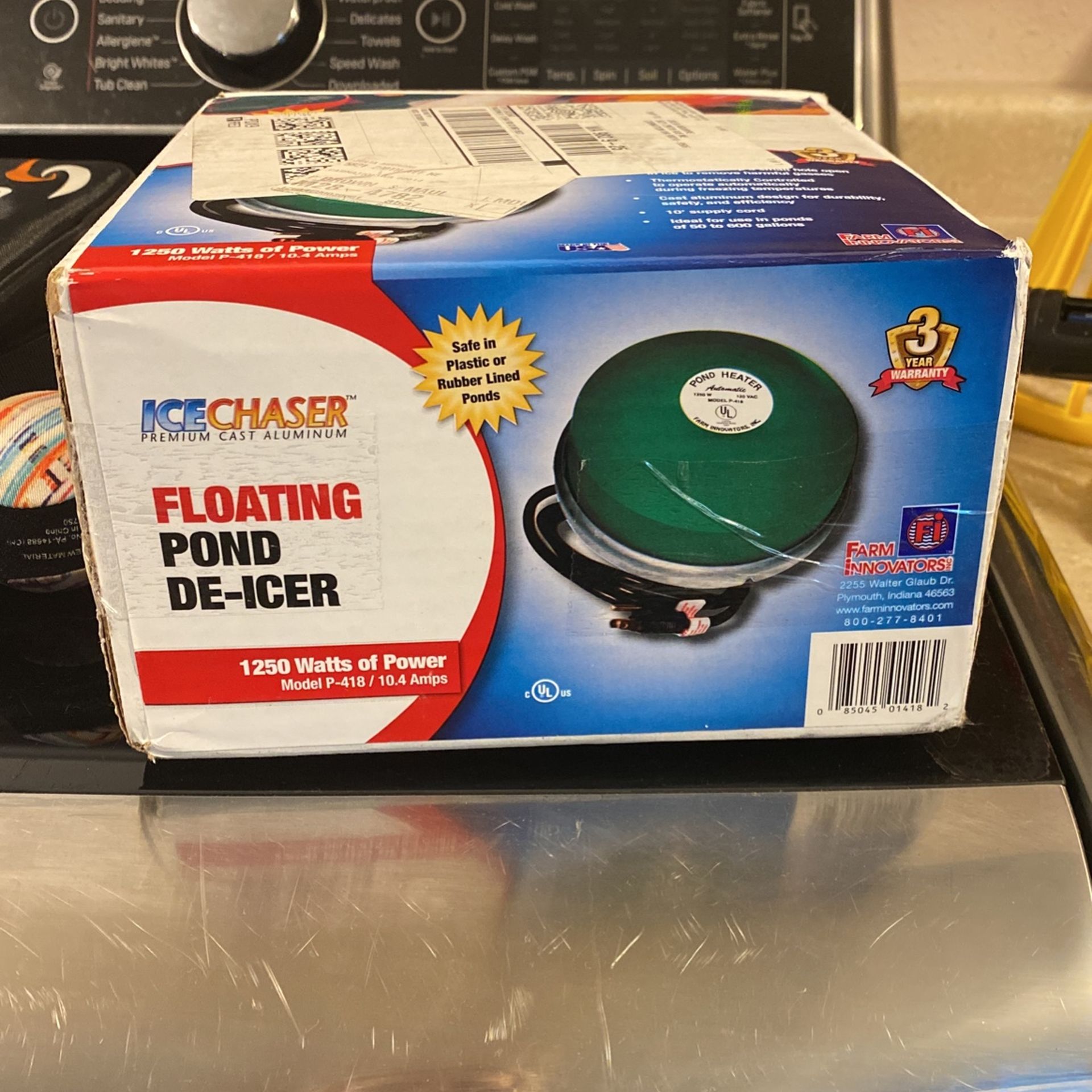 Floating Pond De-icer