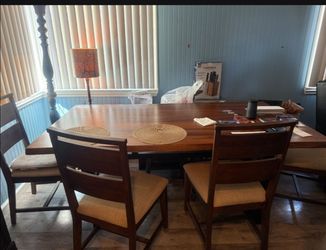 Dinner table and chairs