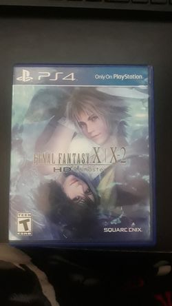 Final Fantasy X| X-2 HD Remastered for Ps4
