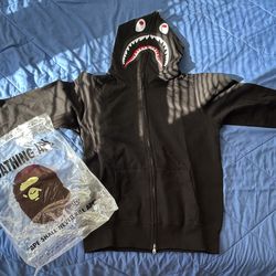 BLACK BAPE HODDIE SIZE M
