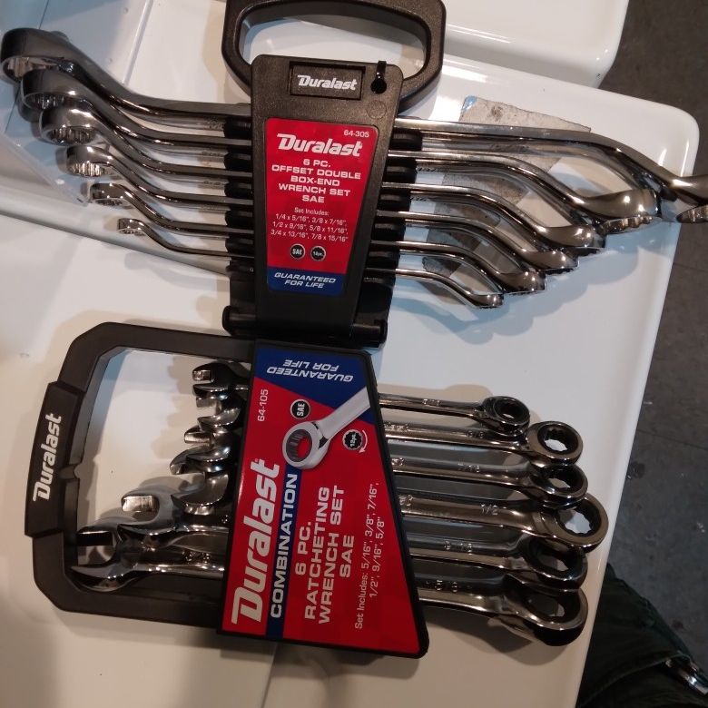 Duralast sae ratcheting wrench 2024 set 2 piece