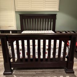Full Size Bed Or Crib & Night Stand