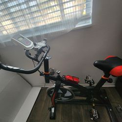 Exercise Bike With Tablet Holder 
