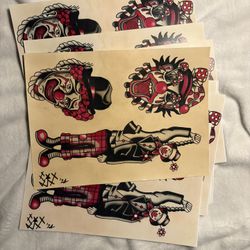 Clown Tattoo Flash Prints And Original