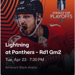 Lightning at Panthers Tickets 