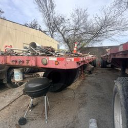1977 Lufkin Flatbed Tráiler 