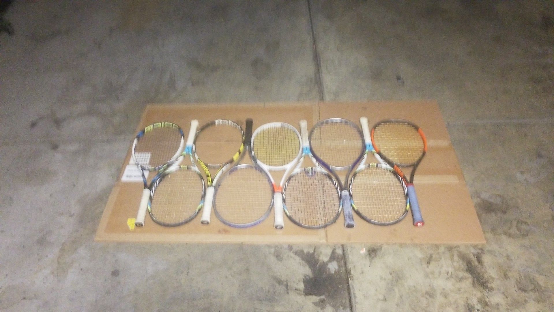 Set of 9 Tennis Raquets (for all 9 bundle)