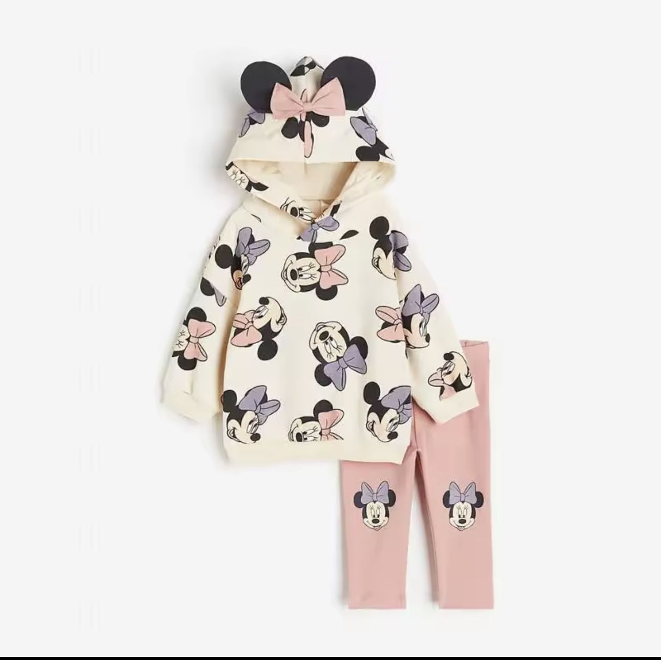 Minnie Mouse Long Sleeves Set , Size 12M Or 3T