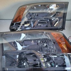 09-18 Dodge Ram Headlights Luces Micas Calaveras Faros Faroles Focos Headlamps 