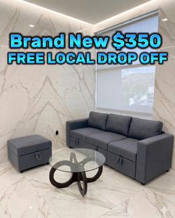 Gray modular sectional couch 🛋️ brand new in box 📦