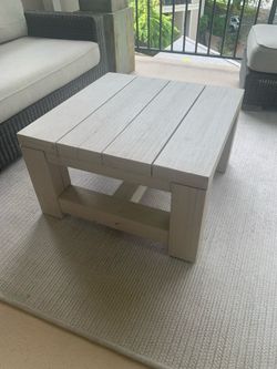Restoration hardware outdoor side table